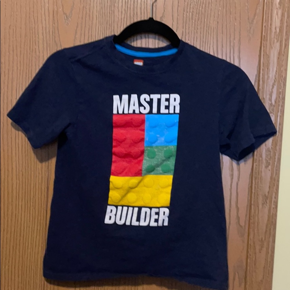 2-navy LEGO/black game over tees